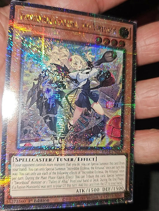 Incredible Ecclesia, the Virtuous (New Art) (Quarter Century Secret Rare) - Quarter Century Stampede (RA04)