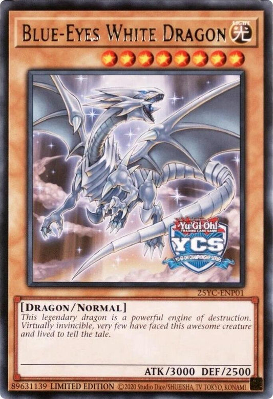 Blue-Eyes White Dragon - Yu-Gi-Oh! Championship Series 2025 Prize Cards (25YC)