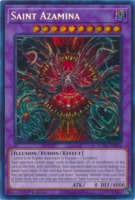 Saint Azamina SUDA-ENO36 YuGiOh Supreme Darkness